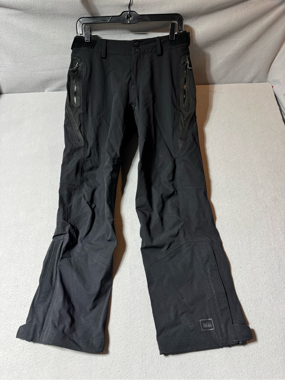 REI Women’s 6 Petite Black Softshell Snow Ski Pants Weatherproof